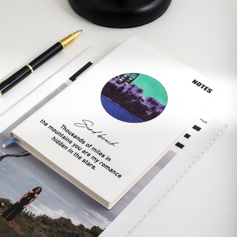 A5原创美式拼接笔记本本子高颜值