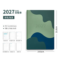 New 2027 schedule book, daily work plan, time management A5 notebook, creative high appearance level, study check-in book, task list, weekly plan, record diary, calendar notepad thumbnail 6