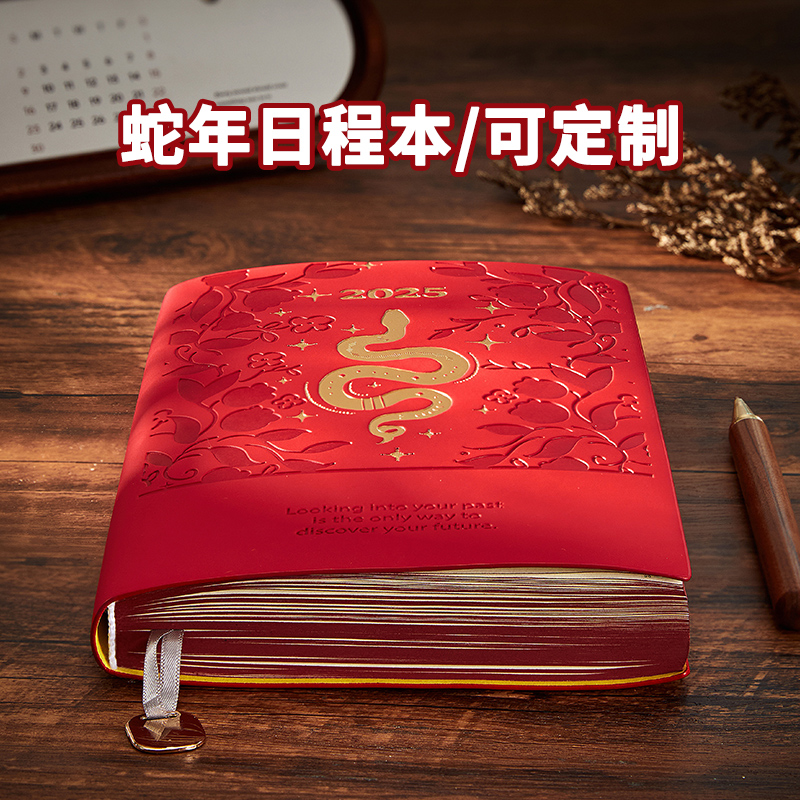 蛇年限定2025年日程本新款可定制