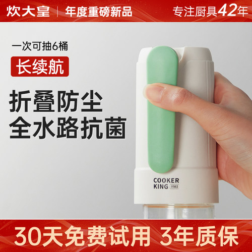 炊大皇桶装水抽水器电动饮水机矿泉纯净水取水器自动上水吸压水泵