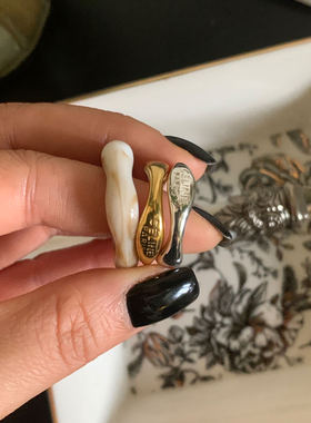 不褪色镀金时髦不掉色素圈戒指