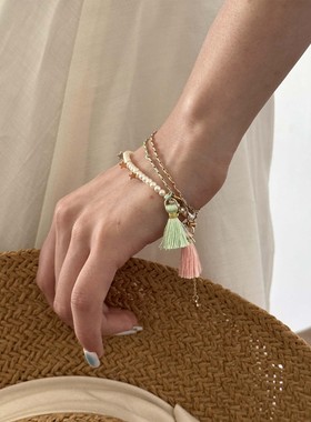 夏季可碰水~度假浪漫新中式叠戴