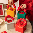 2026新年礼盒包装 饼干糕点糖果年货马年送马口铁罐礼品盒空