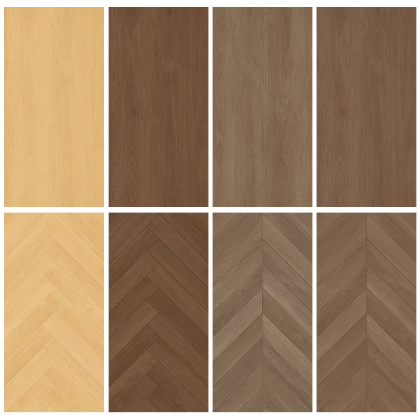 600x1200仿木地板瓷砖平面鱼骨民宿卧室办公室防滑地砖哑光木纹砖