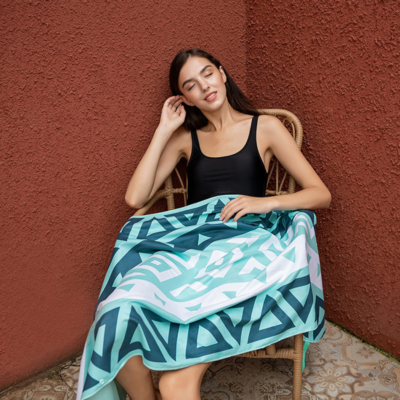 速干浴巾沙灘巾超薄游泳快干毛巾