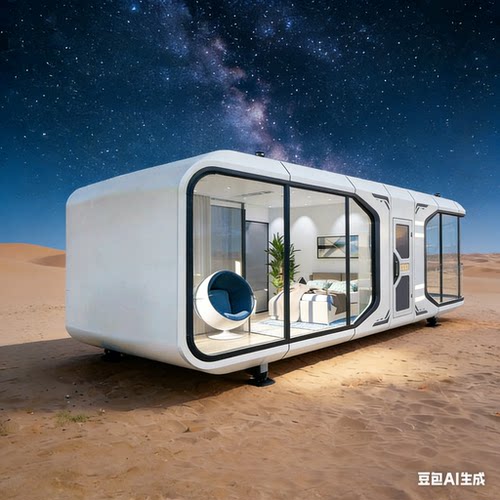 定制化太空舱移动房 民宿 办公 商铺多用 尺寸材质按需调整集成屋