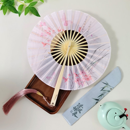 随身便携风车扇可折叠团扇