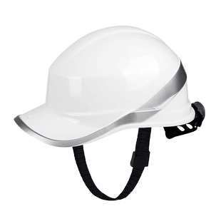代尔塔安全帽工地男领导佩戴施工建筑工程加厚夏透气白色头盔定制