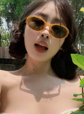 最fashion的眼镜椭圆形复古男女