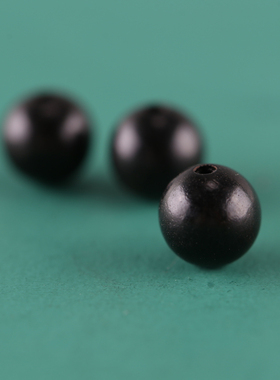 diy饰品配件黑檀木珠子串珠手串手链隔珠念珠黑紫檀乌木珠圆珠子
