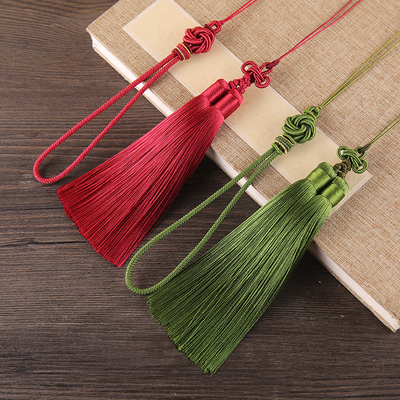 中国结流苏组合古风曼陀罗挂结抗皱双耳结穗子汽车挂件包挂配饰