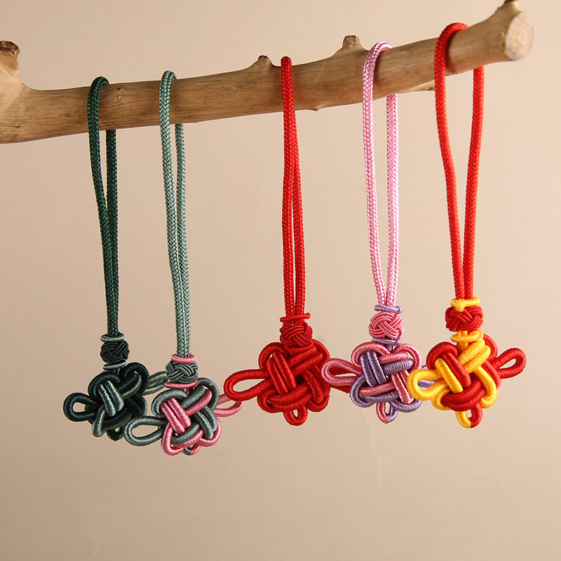 中国结挂件绳diy双拼挂件