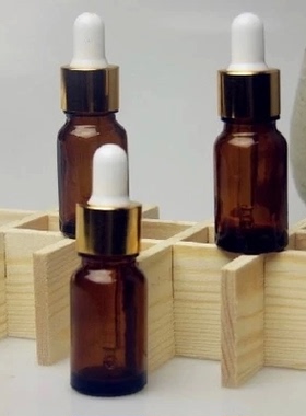 包邮5 10 15 20mll玻璃精油瓶精油滴管瓶调配瓶分装瓶胶头滴管瓶