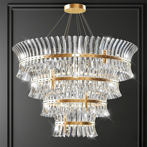 法式轻奢水晶吊灯2025年新款