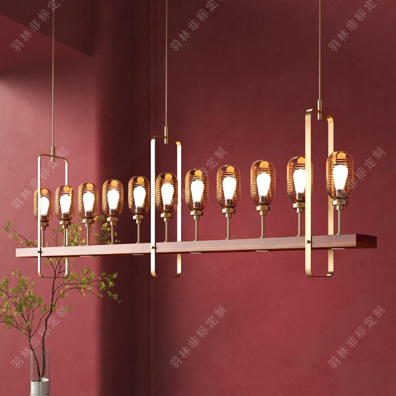 火锅店酒店厅圆形吊灯