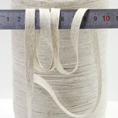 饰箱包鞋 2编织带 装 帽辅料手工DIY 棉麻织带服装 8mm亚麻棉织带