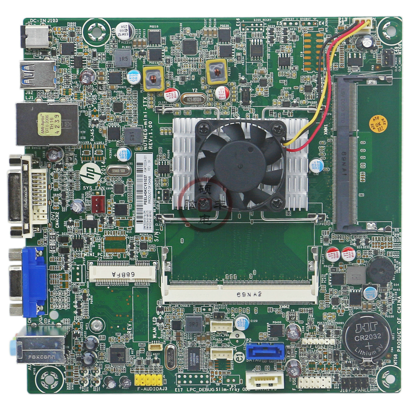 适用于HP惠普MUTMEG-mini-ITX迷你主板762024-501 601 001 J2900