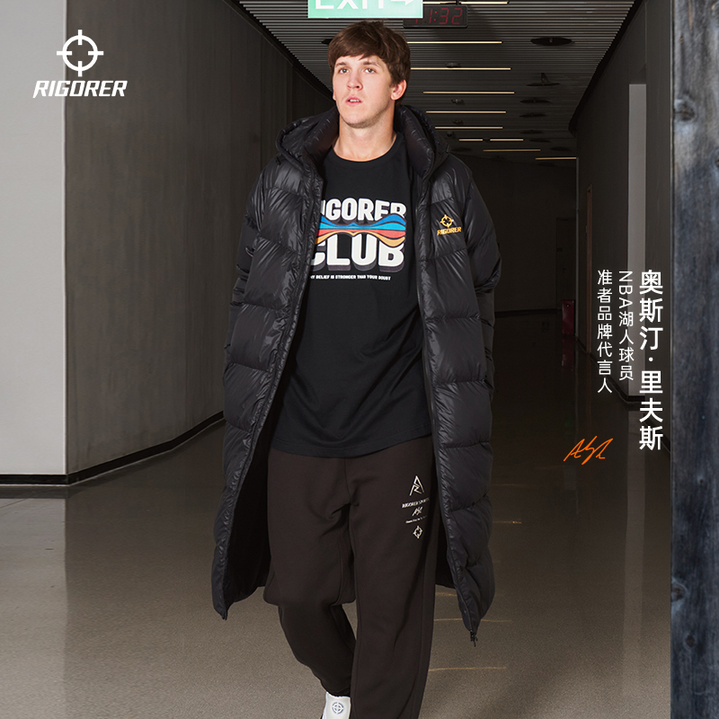 准者金标长款加热加厚羽绒服