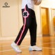 侧边条纹大LOOG弹力排汗透气跑步篮球健身运动裤 准者长裤 CUBA款