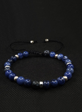 pohier宝喜儿方钠石手链