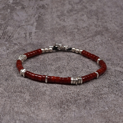 POHIER宝喜儿红玛瑙本命年手链