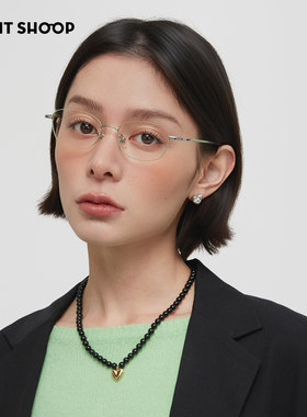 右店2026新品显脸小钛金属细框眼镜女显白修饰脸型配近视度数镜框