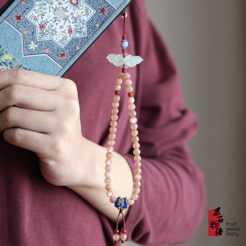 Original high-grade Sun Stone mobile phone Lanyards Moonlight jade have cash less than that is registered in the accounts Pendants Lanyard Female models originality literaturein the 3C Digital Accessories, Cell Phone Accessories , Phone Accessories , Mobile phone pendant/Mobile phone chain  category - from Buy2taobao.com to provide professional Taobao agent buy service