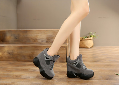 30 31 32 33小码 韩版百搭2019新款春秋学生厚底内增高运动女鞋子