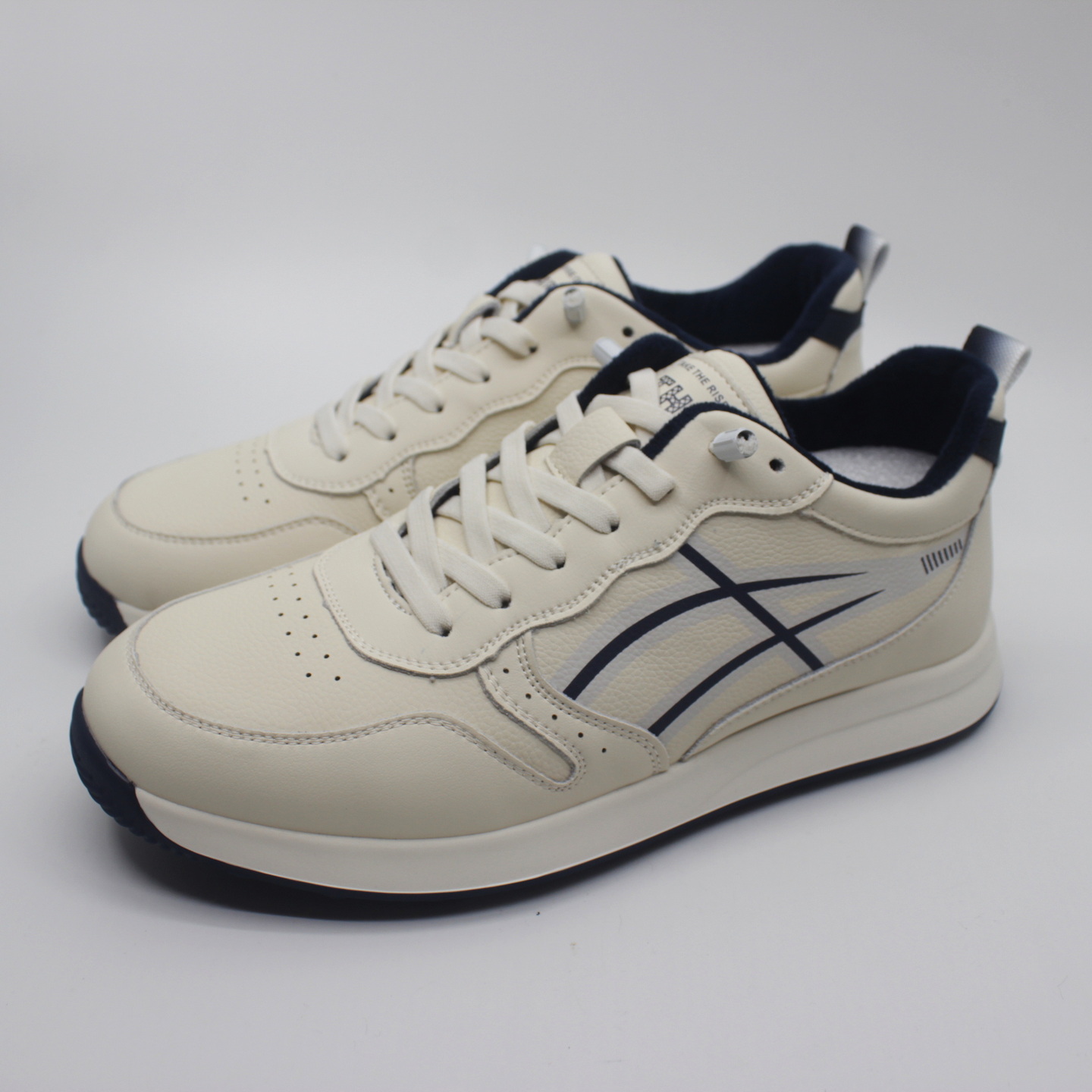 正品富贵鸟男鞋2025秋冬新款时尚系带真皮休闲鞋男鞋D52K277C-9