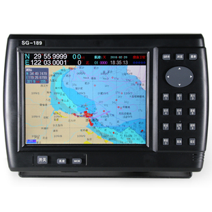 船用微导GPS卫星导航仪海图机接收机8寸XIPU西普SG 189海上定位器