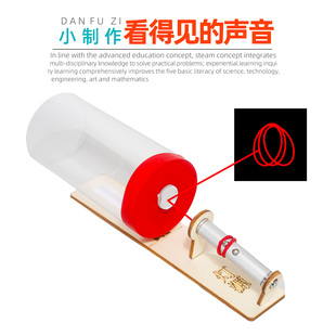 看得见的声音材料科技小制作声波成像仪声音的振动传播科学小实验