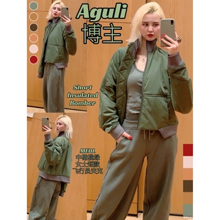 贾玲同款 原Lu黑科技棉填充 棉衣 Insulated女士短棉衣外套 Short