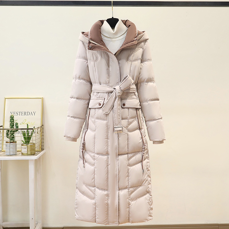 长款棉衣收腰加厚棉袄超好看外套