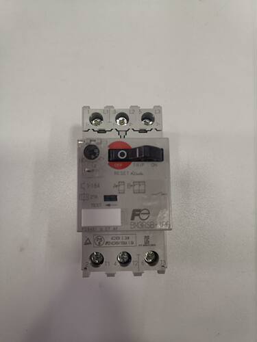 富士原装正品马达断路器BM3RSB-1P6 1-1.6A