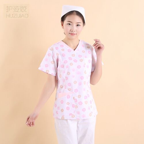 女护士新韩版洗手衣夏装刷手衣短袖口腔牙医月嫂分体工作服OP-212