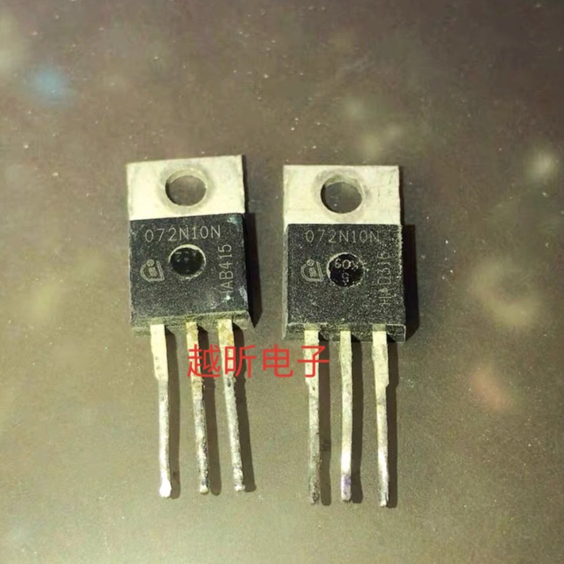 场效应管MOS管 IPP072N10N 072N10N TO-220 N沟道 100V80A 拆机
