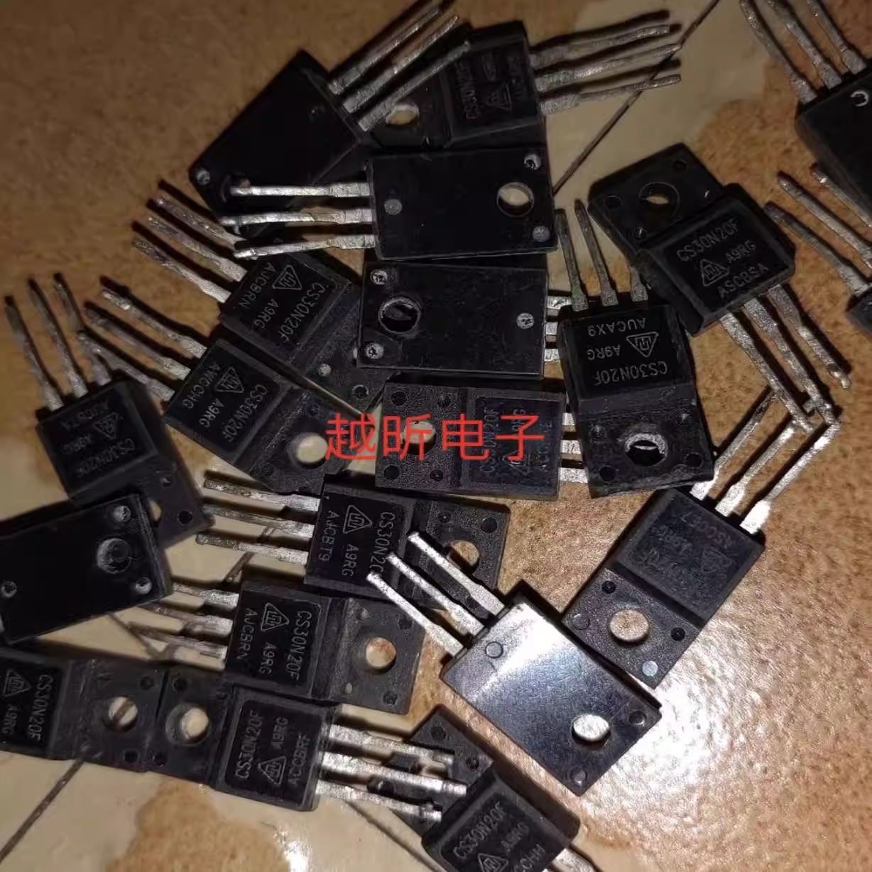 拆机原装 CS30N20F 30N20 塑封 MOS场效应管 三极管 30NF20 30N25
