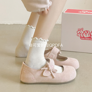 可爱的你 魔术贴全包勃肯鞋女鞋2026新款凉鞋子ins潮百搭休闲单鞋