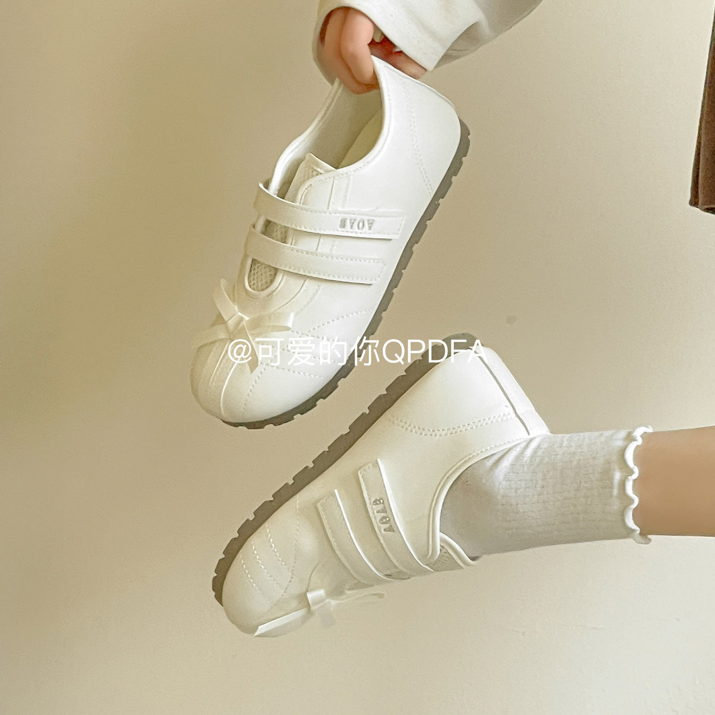 可爱的你玛丽珍女鞋2026年超火的鞋子配裙子芭蕾鞋魔术贴休闲单鞋,女鞋,深口单鞋,淘宝优惠券,粉丝福利购,淘宝优惠卷