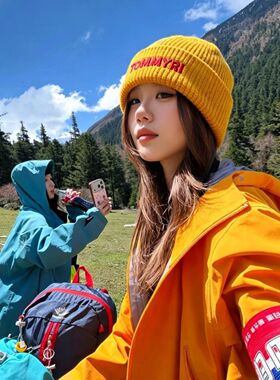 秋冬保暖防风骑行小黄帽女