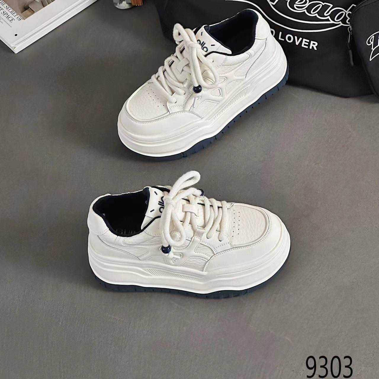 【热卖3千双】增高6cm真皮厚底2025冬款百搭系带休闲运动小白鞋女