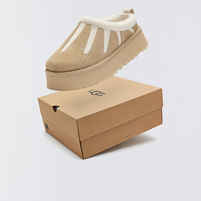 UGG Tazz Sunwave 塔茨厚底懒人羊毛休闲一脚蹬半拖雪地靴1167655