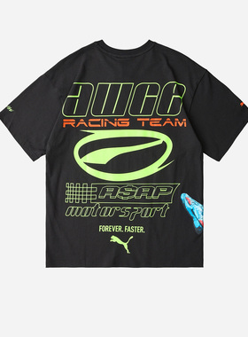 Puma/彪马x A$ap Rocky Flacko 男女圆领图案印花T恤633389-01