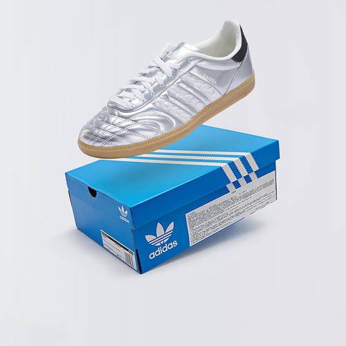 Adidas/阿迪达斯 Originals Samba JP新款经典银色德训板鞋HP7105