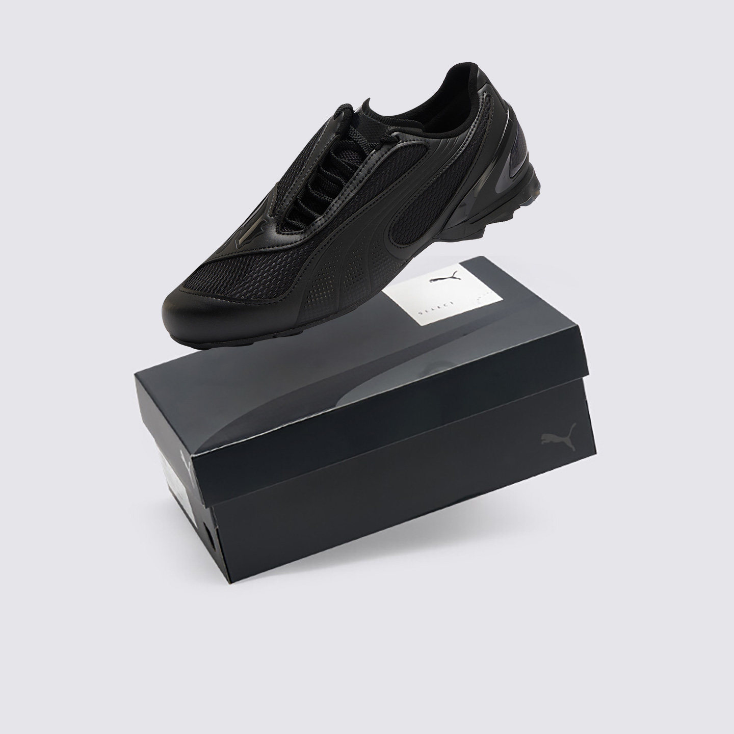 Puma/彪马 V-S1系列黑色机能风薄底户外保暖运动休闲鞋402951