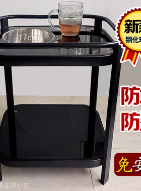 防水放烫棋牌茶水架免安装