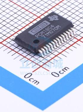 原装 PCM1804DBR  SSOP-28 模数转换芯片