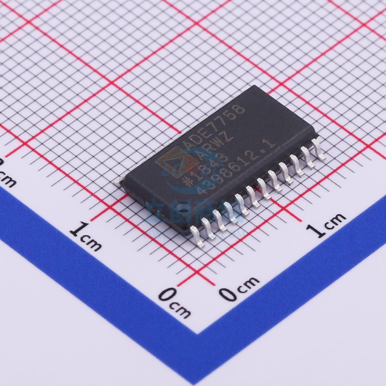 原装 ADE7758ARWZRL ADI/亚德诺 SOIC-24电能计量芯片-封面