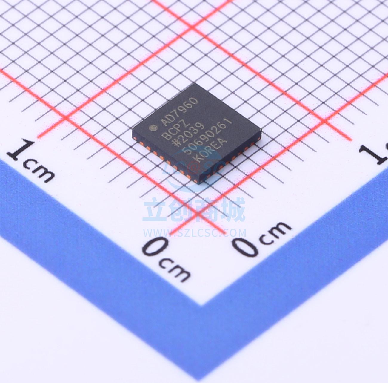 原装 AD7960BCPZ-RL7 ADI/亚德诺 LFCSP-32 模数转换芯片
