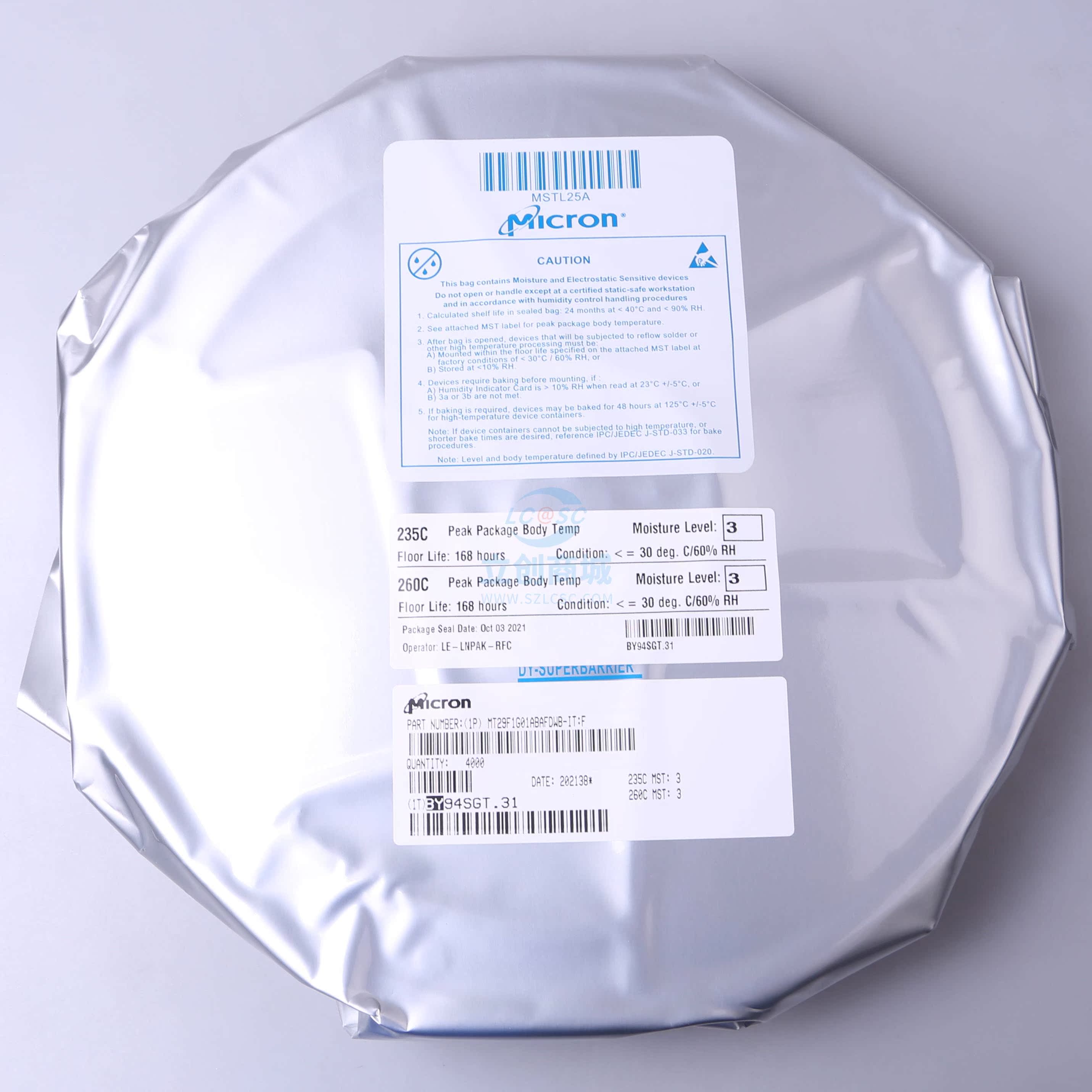 MT29F1G01ABAFDWB-IT:F micron/镁光 UPDFN8 储存器IC